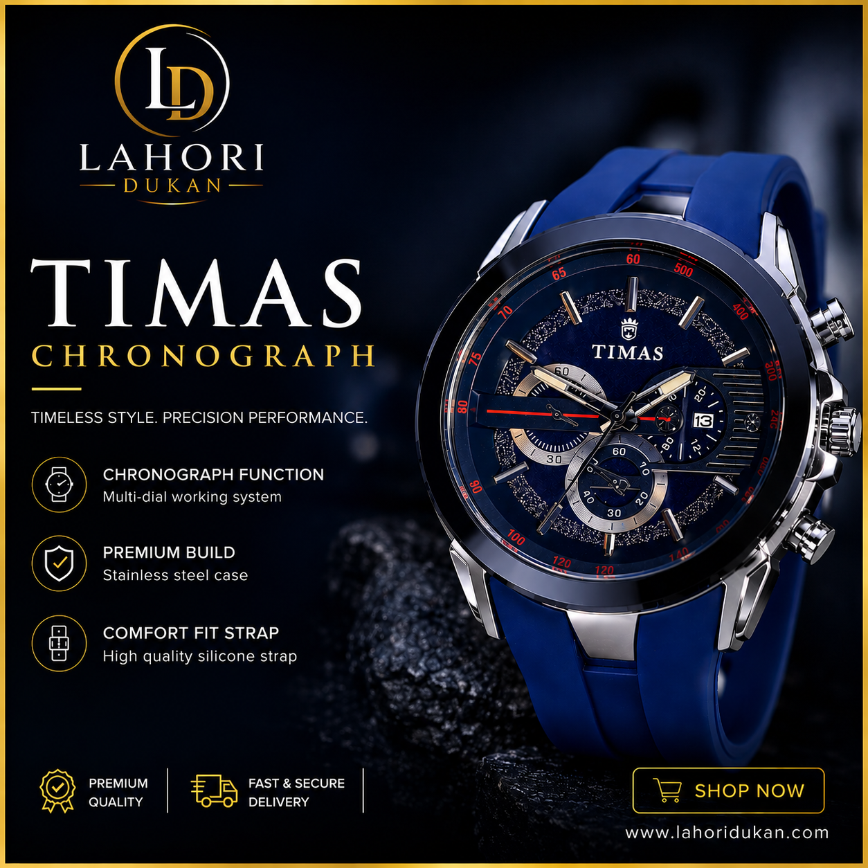 TIMAS Chronograph Watch